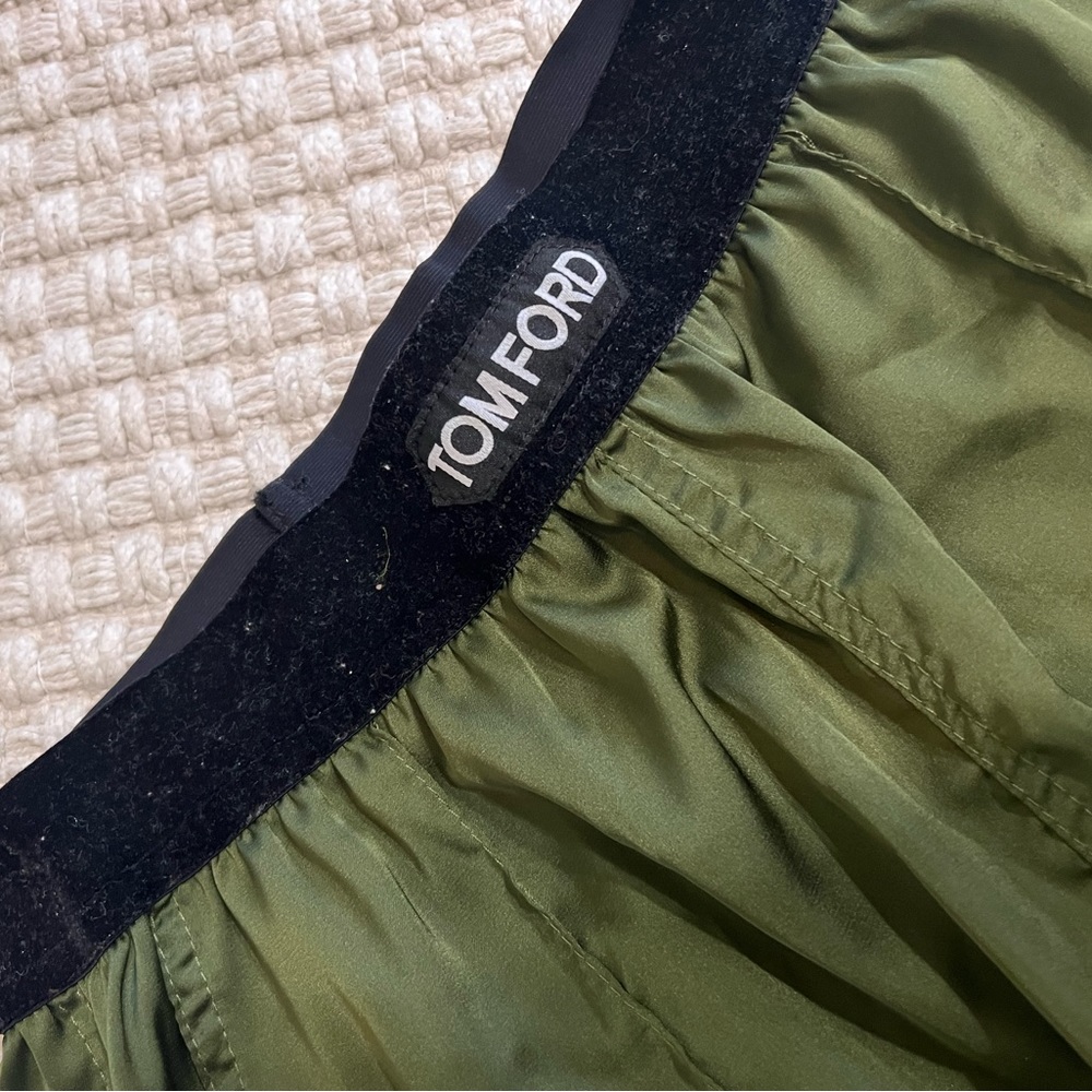 TOM FORD Logo-Banded Satin PJ Pants